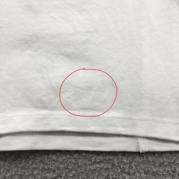 ASOS Design Cotton Crop Cami with Square Neck and Seam Detail White 4 - Picture 4 of 4